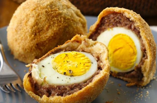 Foodista Easter Brunch Recipe Crescent Wrapped Scotch Eggs 7006